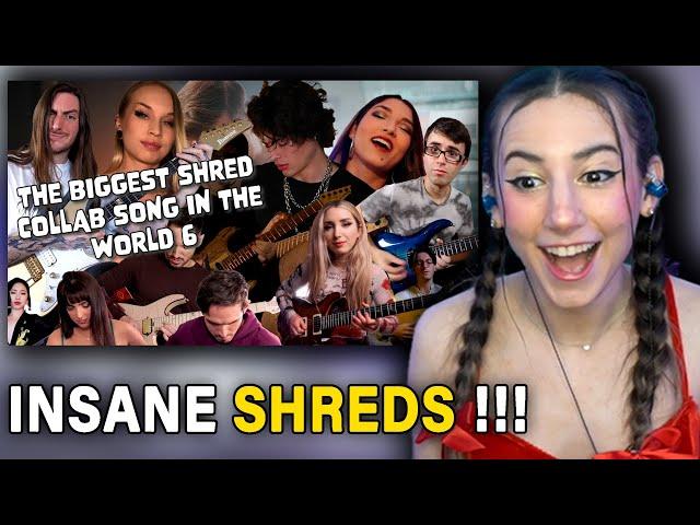 The Biggest Shred Collab Song In The World 6 !!! | First Time Reaction