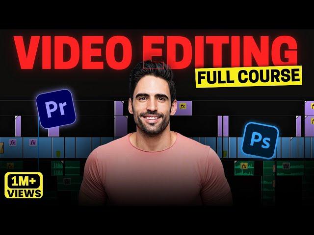 Adobe Premiere Pro Course for Beginners [5 Hours] | Become a Premiere Pro Video Editor