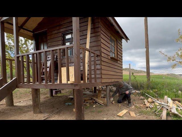 Wooden House Made From Pine Tree - Building Wooden House - Full Video