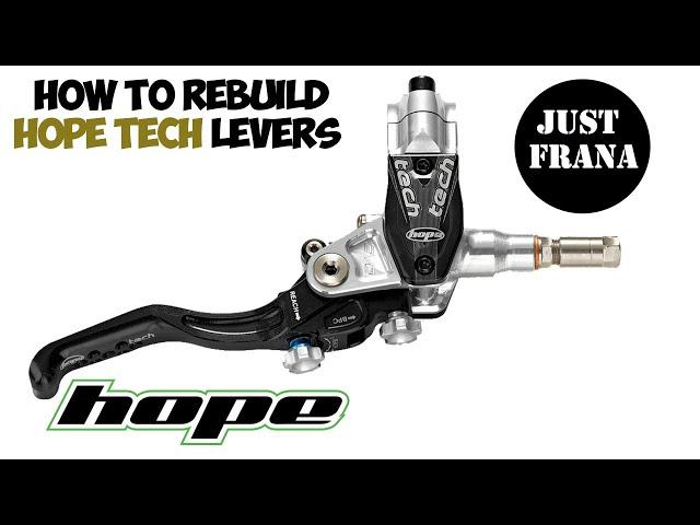 How to rebuild a Hope Tech/Tech evo brake lever | ..and replace the blade | 2023