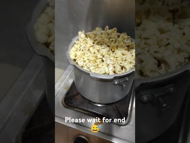 Popcorn  at home making 1st time  #popcorn #foodlover #food #snake