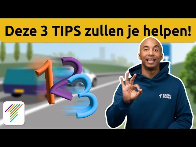 3 TIPS die je zullen helpen tijdens je Theorie Examen