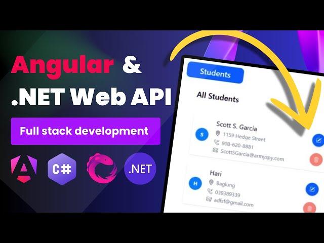 ASP.NET Core Web API & Angular 19 for Beginners – Learn Full-Stack Development