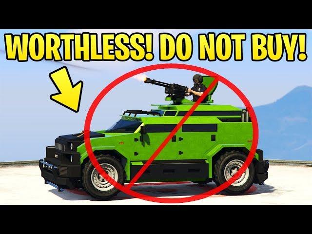 BUYER BEWARE! The MOST WORTHLESS Vehicle in GTA Online! (Menacer vs Insurgent Pickup vs Nightshark)