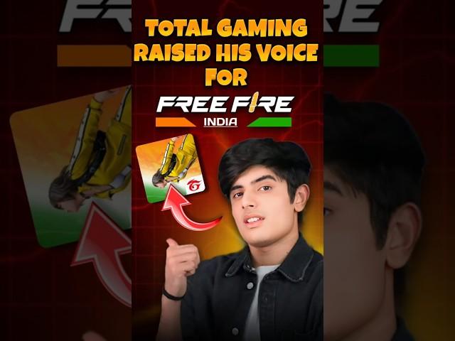 TOTAL GAMING REPLY FOR FREE FIRE INDIA #shorts #garenafreefire #totalgaming #trending #viral