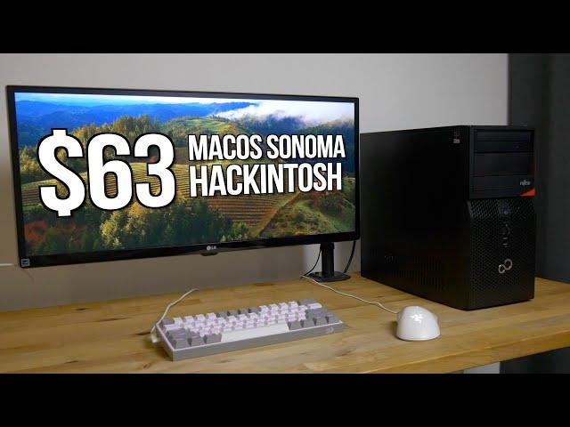 Cheap $63 MacOS Sonoma Hackintosh with Dedicated GPU