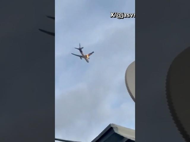 FedEx Plane Catches Fire After Hitting Bird