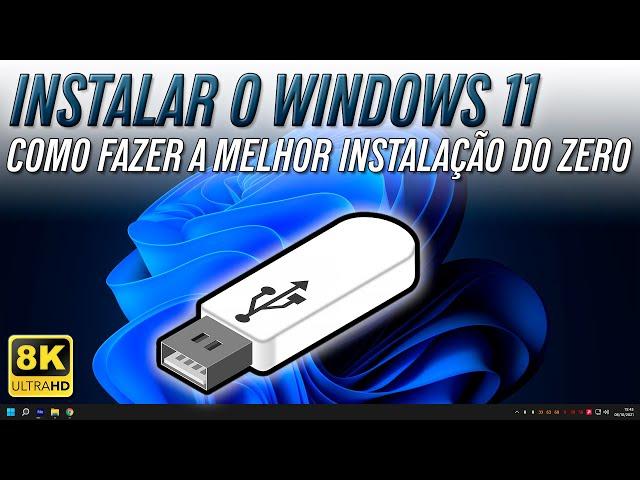 Instalando WINDOWS 11 DO ZERO. Como Montar o Pen Drive