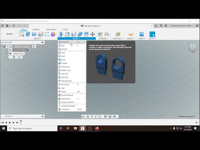 Missoula Public Library Makerspace 101  Fusion 3D