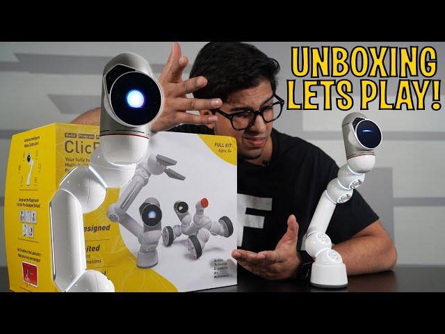 Unboxing ClicBot - The First Living Dancing Robot Modular STEM Kit!