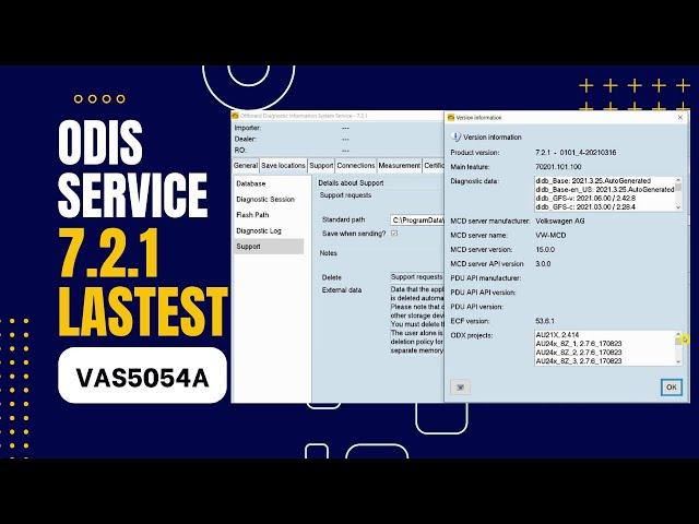 Installation ODIS Service 7.2.1 VAS5054A Lastest Version On Windows 10
