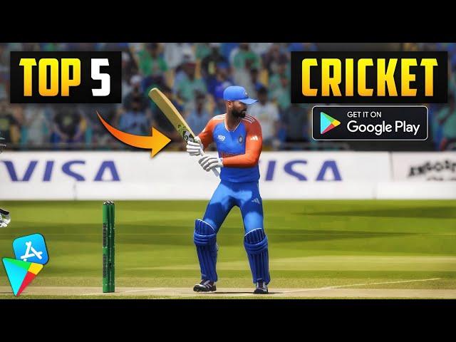 Top 5 Best Cricket Games For Android l Ipl 2024