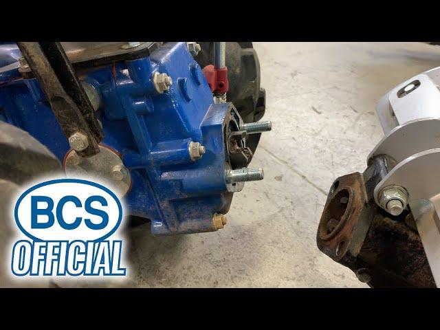 Swapping Attachments on a BCS Tractor Without a Quick Hitch