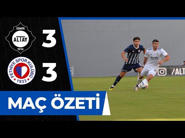 ALTAY 3-3 FETHİYESPOR MAÇ ÖZETİ