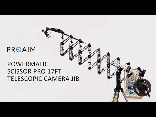 Proaim Powermatic Scissor Pro 17ft Telescopic Camera Jib Crane w Dampening & Speed Control I Review