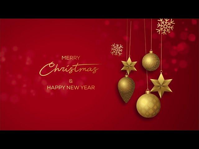 Beautiful Christmas Greeting Animated Video | HD | Free Download