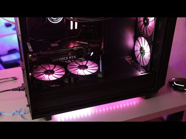 Адресная RGB светодиодная лента для ПК с CORSAIR iCUE / светодиодная RGB подсветка компьютера