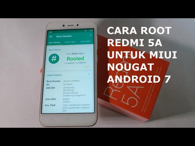 Cara Install TWRP dan Root Xiaomi Redmi 5A