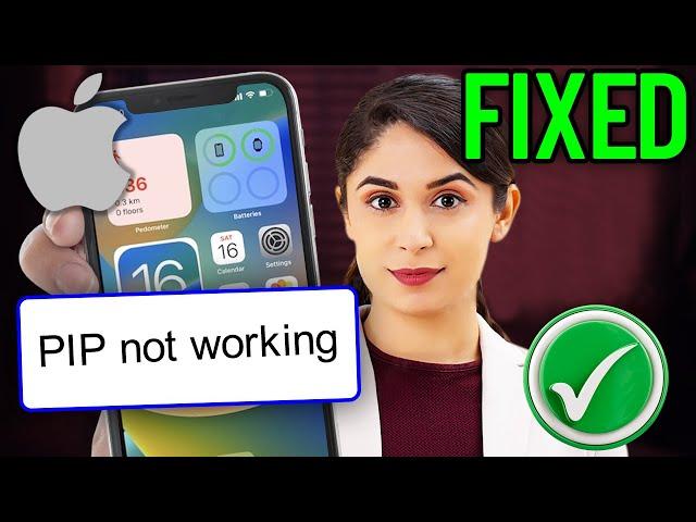 How To Fix PIP Not Working on iPhone or iPad 2024 | Enable picture in picture iPhone