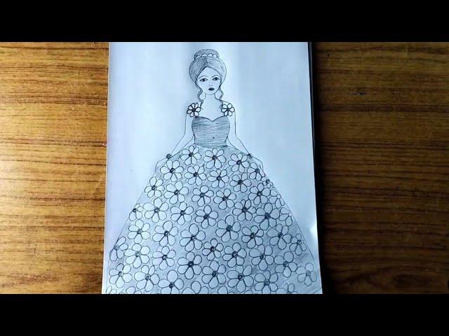 Beautiful girl drawing !! Girl ka Chitra !! Drawing tutorial !!