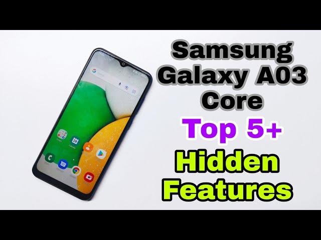 Samsung Galaxy A03 Core Top 5+ Hidden Features | Samsung Galaxy A03 Core Tips-Tricks 