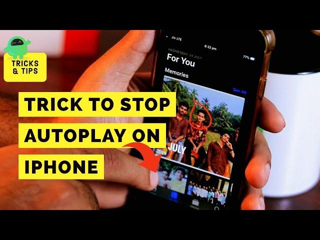 How to Stop Auto play video on iPhone or iPad