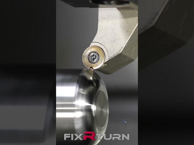 FixRTurn - Tried interrupted cutting by Round insert.