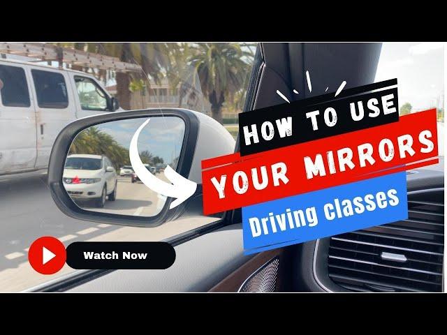 How To Use Your Mirrors|Beginner Driving Lesson.Driver's License