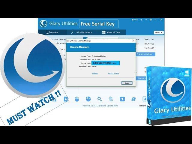 Glary Utilities Pro Free Full Version License Code Giveaway 2019 [Pro PC Cleaner Software 4 Free]