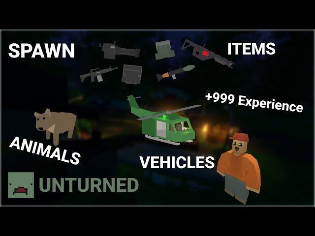 How to Spawn in Items, Vehicles & More in Unturned Singleplayer