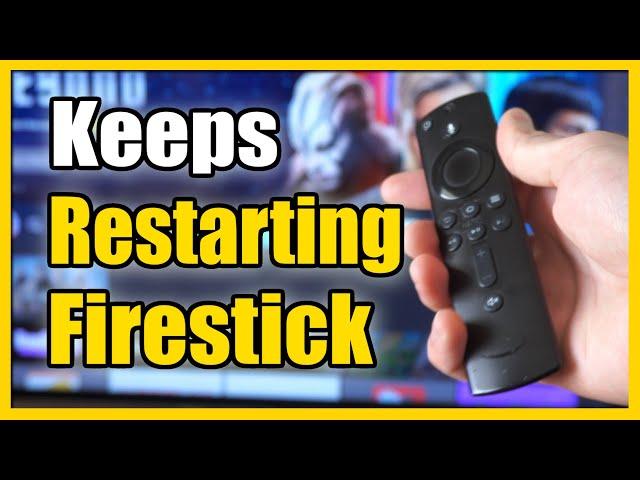 How to Fix Firestick Randomly Restarting or Turning Off (Fast Tutorial)
