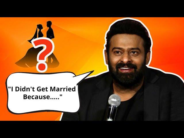 Superstar Prabhas Reveals Why He Didn't Get Married | Lehren TV