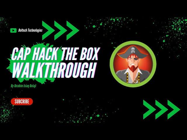 Cap HTB Walkthrough - How to Pwn Cap Machine on Hack the Box