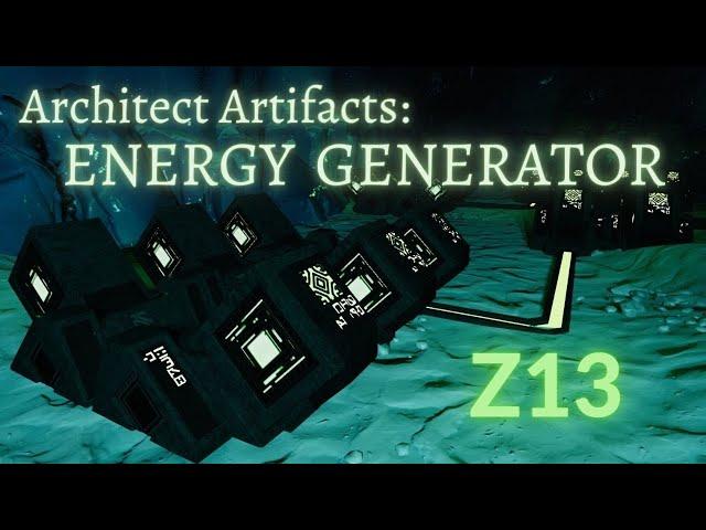How To Find Architect Artifacts: Z13 ENERGY GENERATOR || Subnautica Below Zero