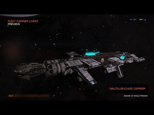 Elite: Dangerous - Fleet Carrier Livery Quick Look - PC Gameplay - 1440p ~ 60fps