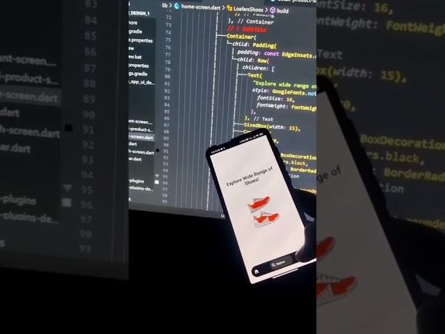 Shoe App in Flutter |E-commerce App #flutter #ecommerce #appdevelopment #flutterdeveloper