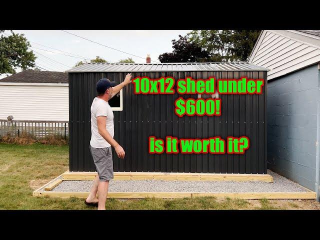 This 10x12 shed is under $600!