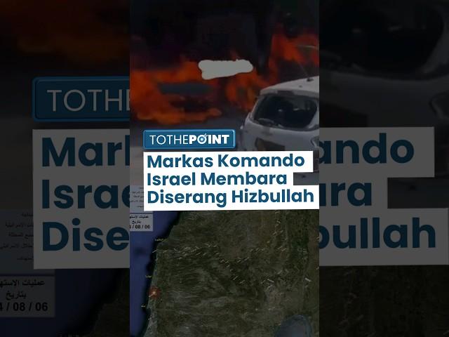 Detik-detik Markas Komando Israel Diserang Hizbullah, Iron Dome Gagal Cegat Drone: Korban Berjatuhan