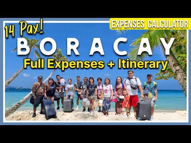 DAY 1 | BORACAY FAMILY OUTING FOR 4 DAYS! FULL EXPENSES REVEALED FOR 14-PAX!!  [4K]