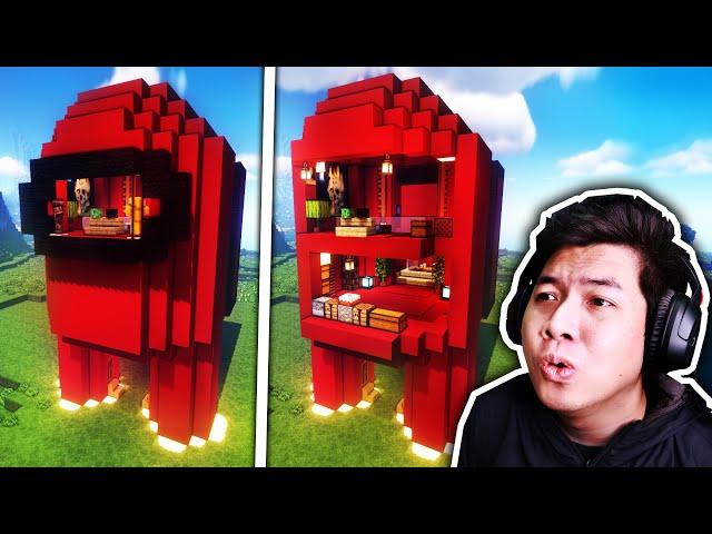 สร้างบ้าน Among Us (Minecraft)