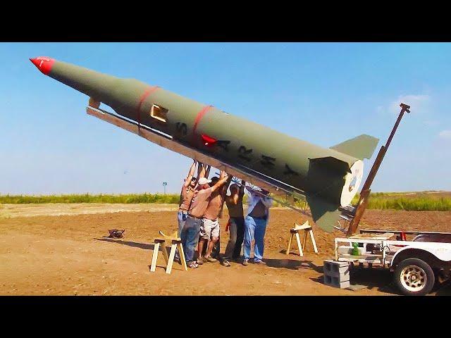 This is the Largest Homemade Rocket