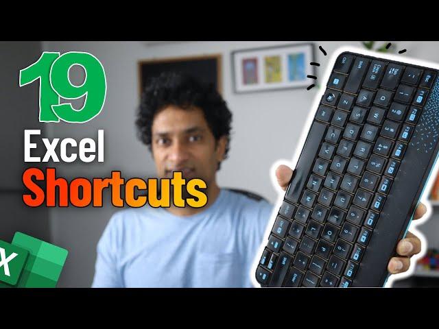 19 Excel Shortcuts you NEED to use more [with FREE PDF ]