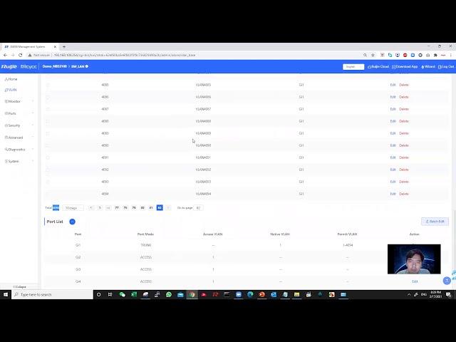 Tutorial Reyee - Membuat 4000+ ID VLAN bersamaan pada switch Reyee NBS3100