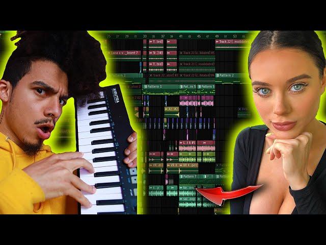 Making an Epic Beat From Lana Rhoades VOCALS W/ a Subscriber !!!