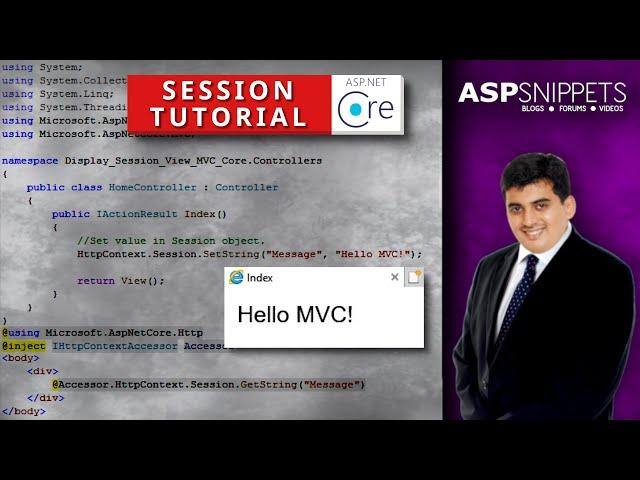 Using Session in ASP.Net Core MVC