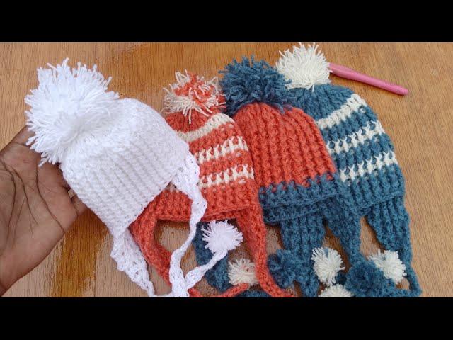 Easy Crochet Baby Hat with Ears Flaps Beginners Guide