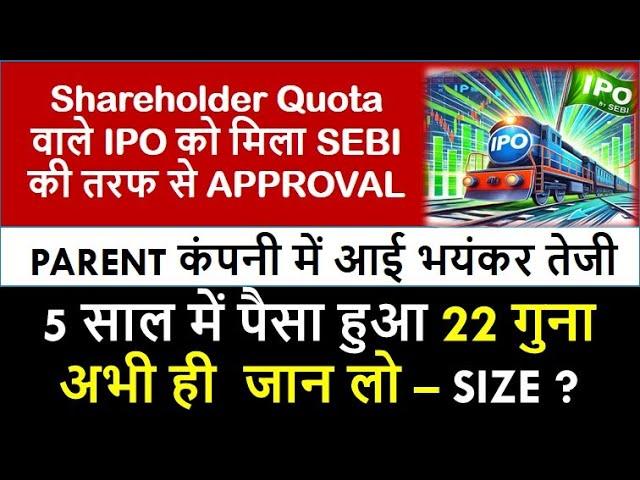 Upcoming Shareholder Quota IPO 2025 | SEBI Approved IPO | Upcoming IPO Review