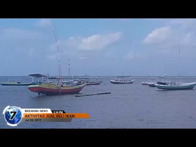 SERBU IKAN SAAT NELAYAN DATANG WARGA DESA PAJALA TJG SELOKA KEC. PULAU LAUT SELATAN KAB. KOTABARU