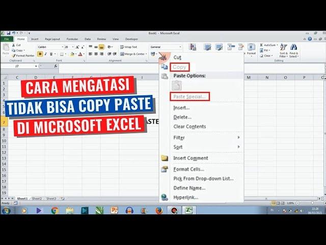 Cara Mengatasi Tidak Bisa Copy Paste di Excel