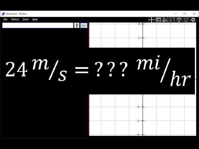 How to convert  units with Photon